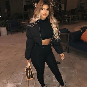 Ootdfash puffer coat